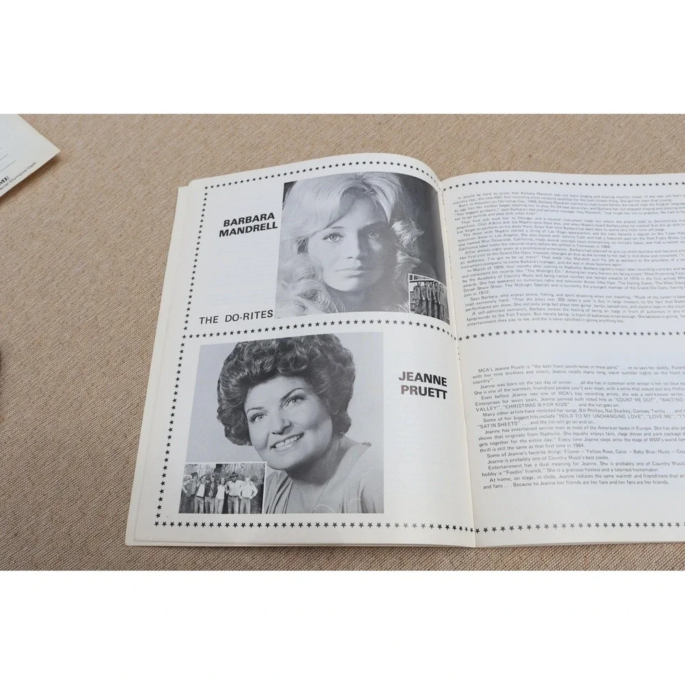 Vintage George Lindsey Celebrity Benefit Belt Buckle and Program Guide